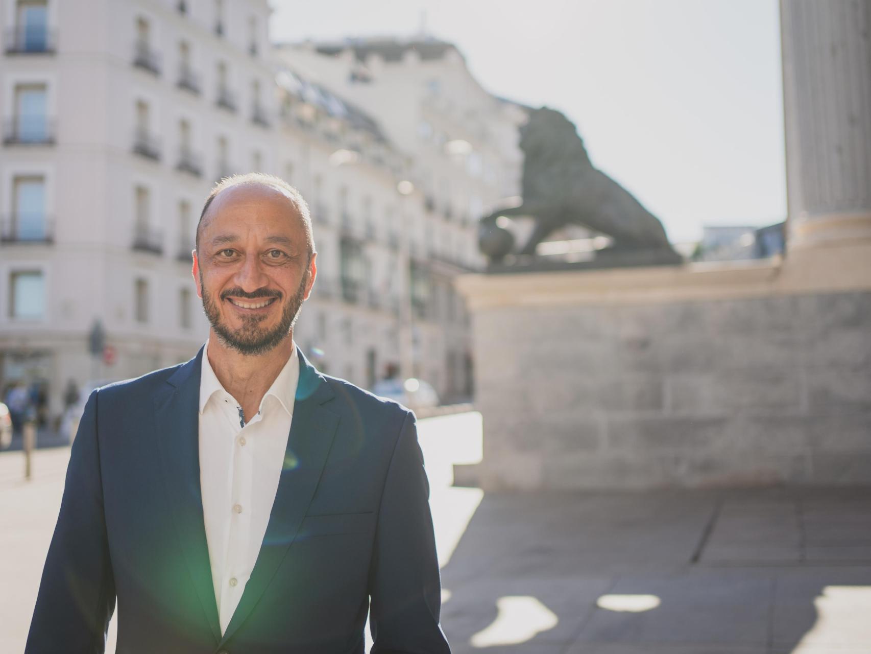 Rodríguez Gómez de Celis, vicepresidente del Congreso, en la Carrera de San Jerónimo, esta semana.
