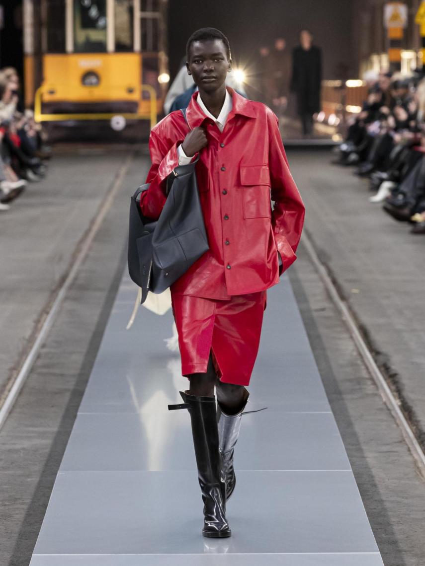 Silueta del desfile de Tod's.