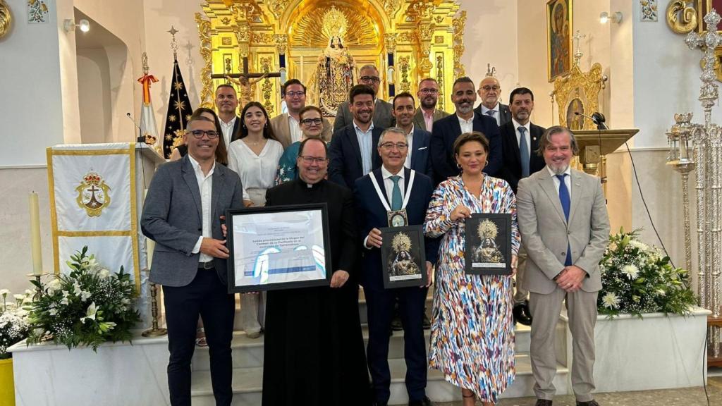 Acto de nombramiento del Carmen de La Carihuela como Fiesta  de Singularidad Turística.