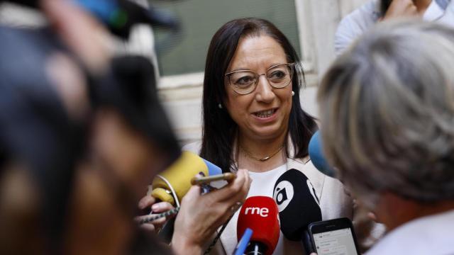 Llanos Massó, en 'Les Corts Valencianes'.