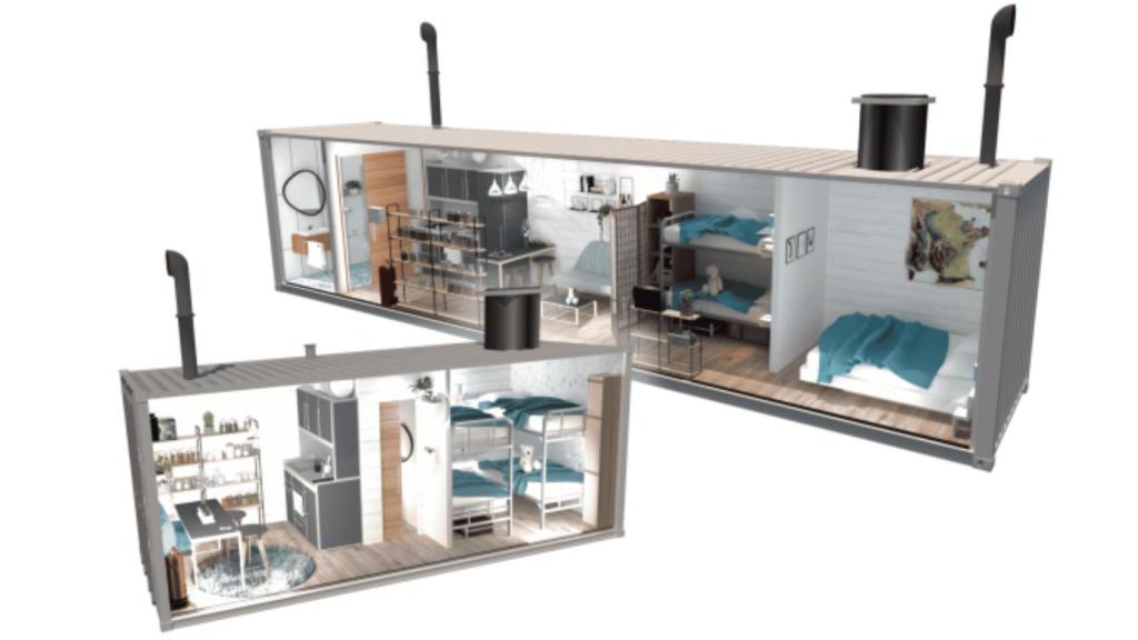 Los diseños de los búnkeres.