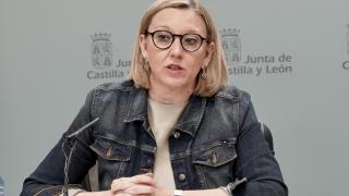 La vicepresidenta y consejera de Familia e Igualdad de Oportunidades, Isabel Blanco, en rueda de prensa posterior al Consejo de Gobierno