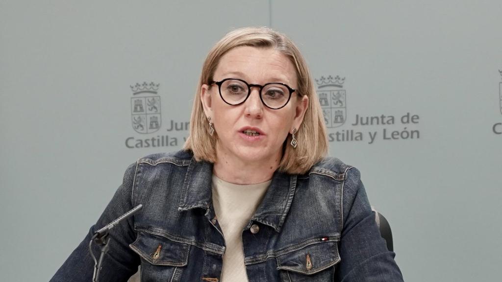 La vicepresidenta y consejera de Familia e Igualdad de Oportunidades, Isabel Blanco, en rueda de prensa posterior al Consejo de Gobierno