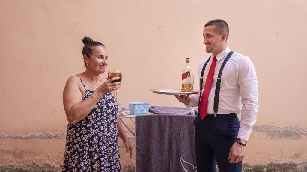 Mucha complicidad entre Cristian y su madre, María.