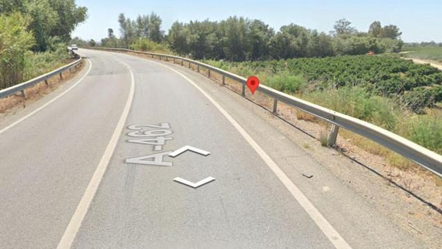 El lugar donde ha sucedido el accidente.