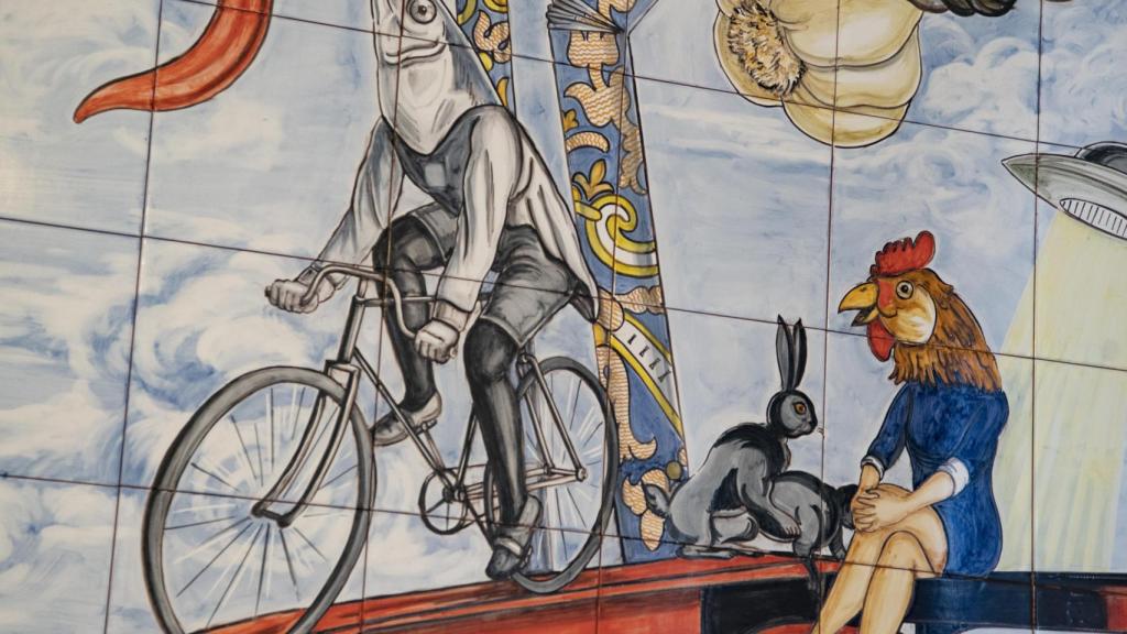 Una de las paredes de Raíces.