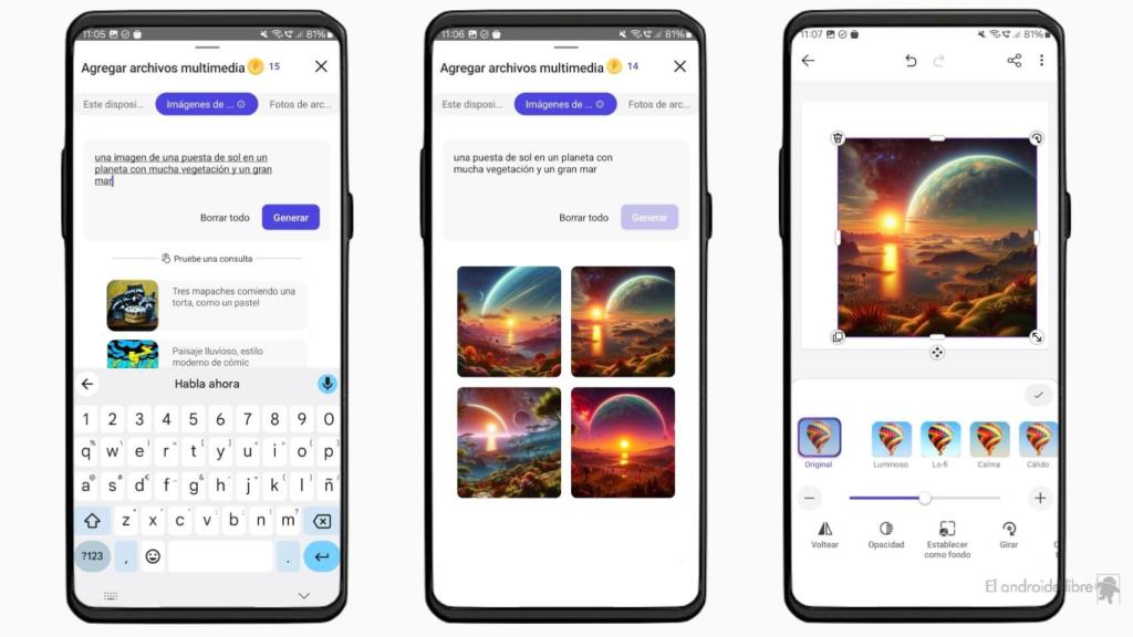 Creando imágenes con IA