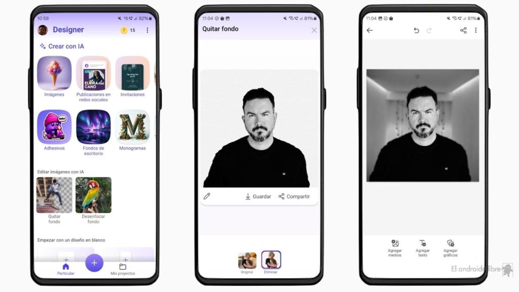 Editando imágenes con IA