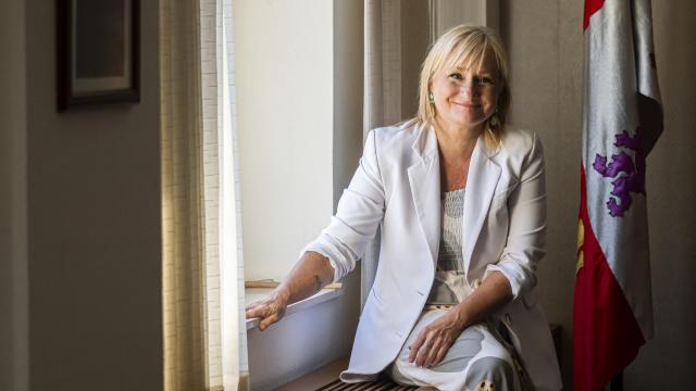 Leticia García, consejera de Industria, Empleo y Comercio de la Junta de Castilla y León