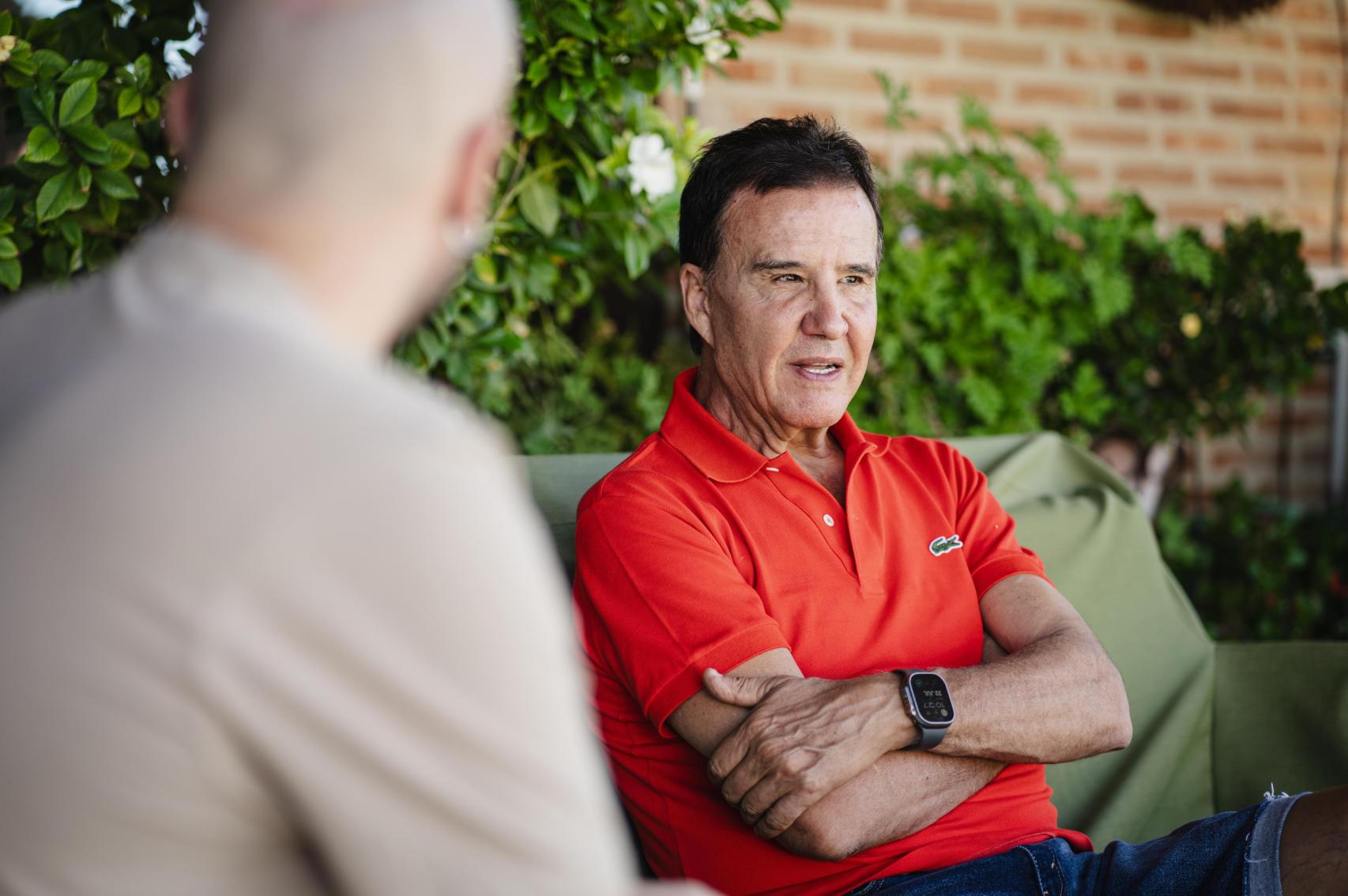 José Ramón de la Morena respondiendo las preguntas de EL ESPAÑOL.