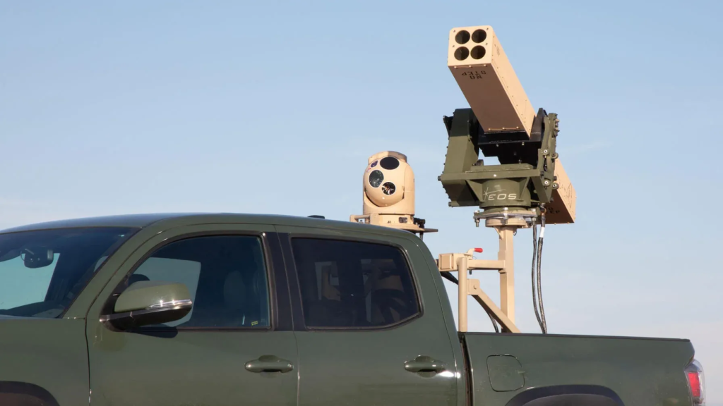 Sistema antidrones desplegado en Ucrania