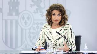 La vicepresidenta primera y ministra de Hacienda, María Jesús Montero, en una imagen de archivo.