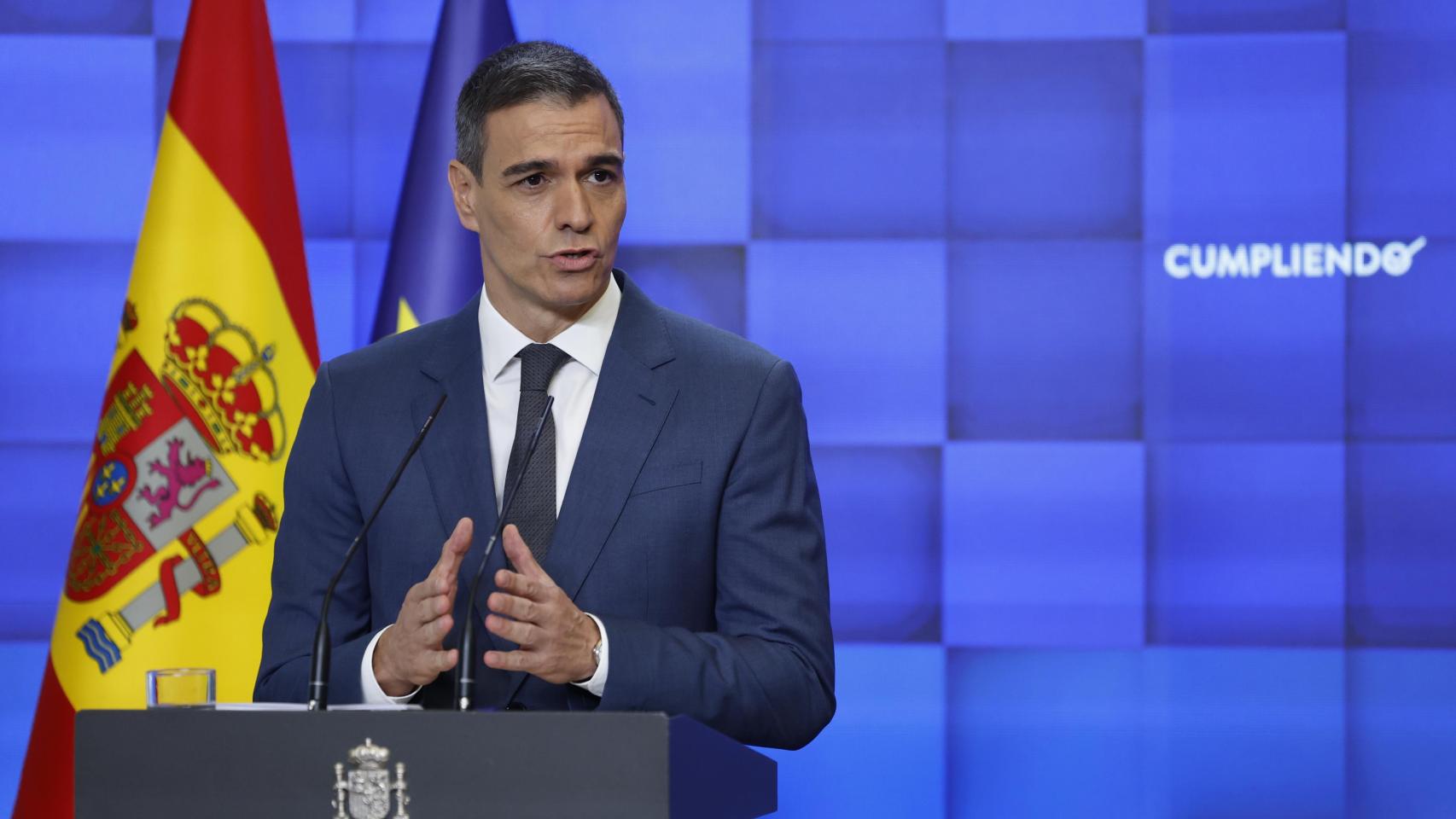El presidente del Gobierno, Pedro Sánchez.