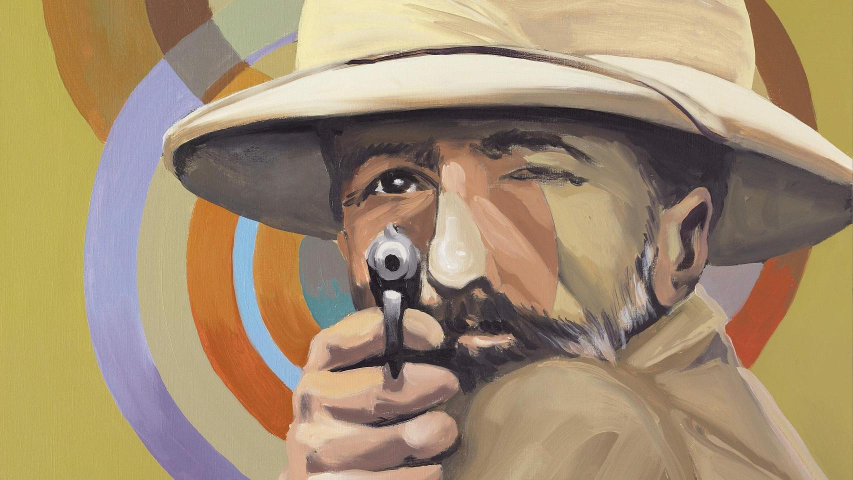 Ilustración de Ángel Mateo Charris para El corazón de las tinieblas (Galaxia Gutenberg, 2007)