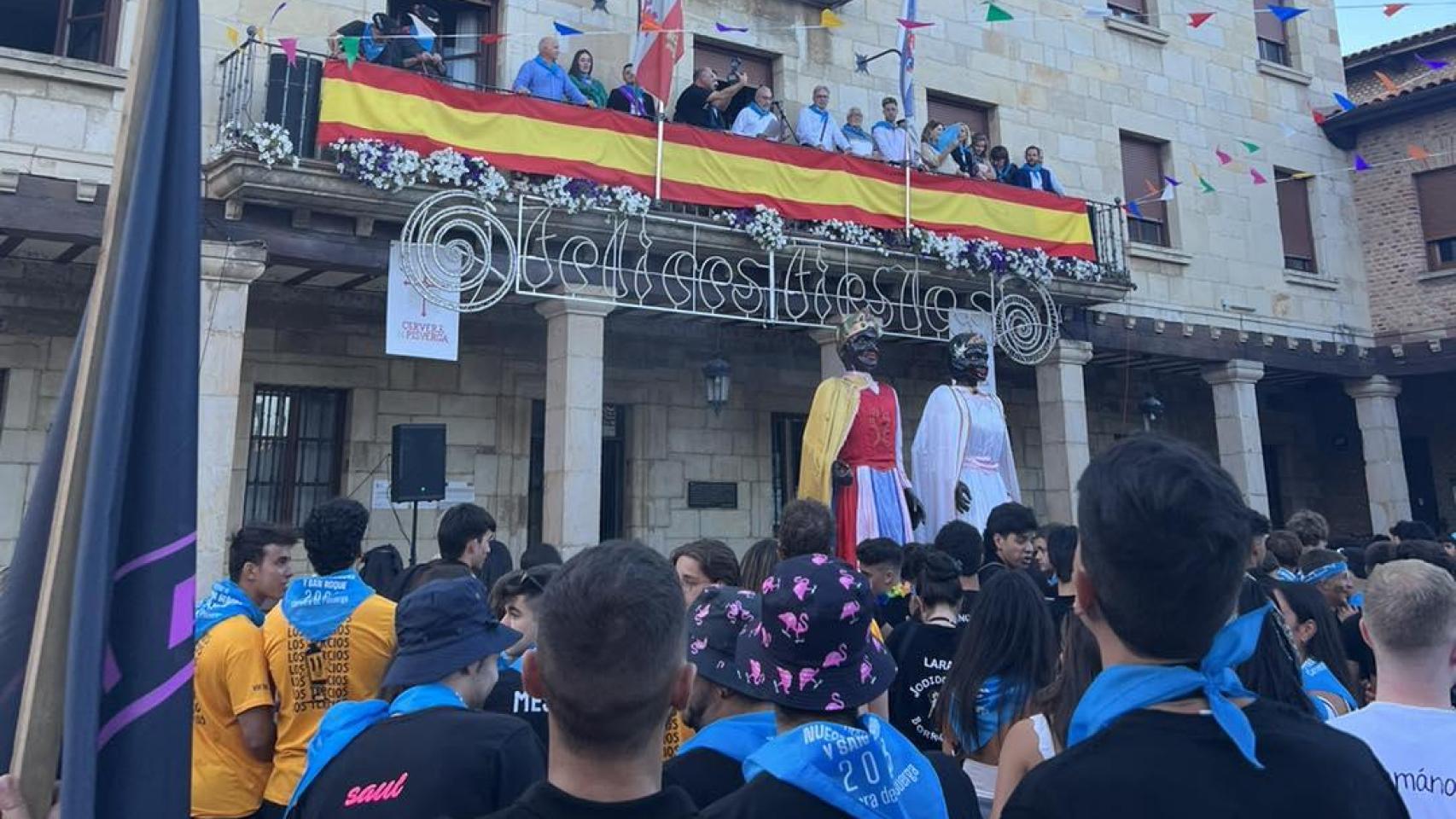 Cervera de Pisuerga durante el pregón del pasado año