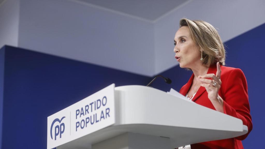 La secretaria general del PP, Cuca Gamarra.