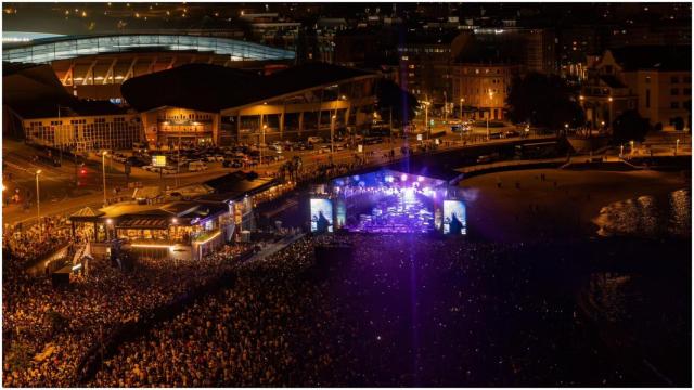 El Festival Noroeste en la playa de Riazor en su pasada edición