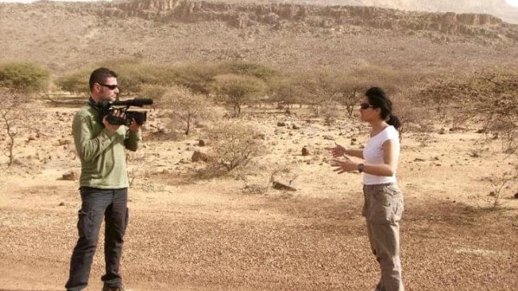 Sobre el terreno, la periodista cuenta lo ocurrido.