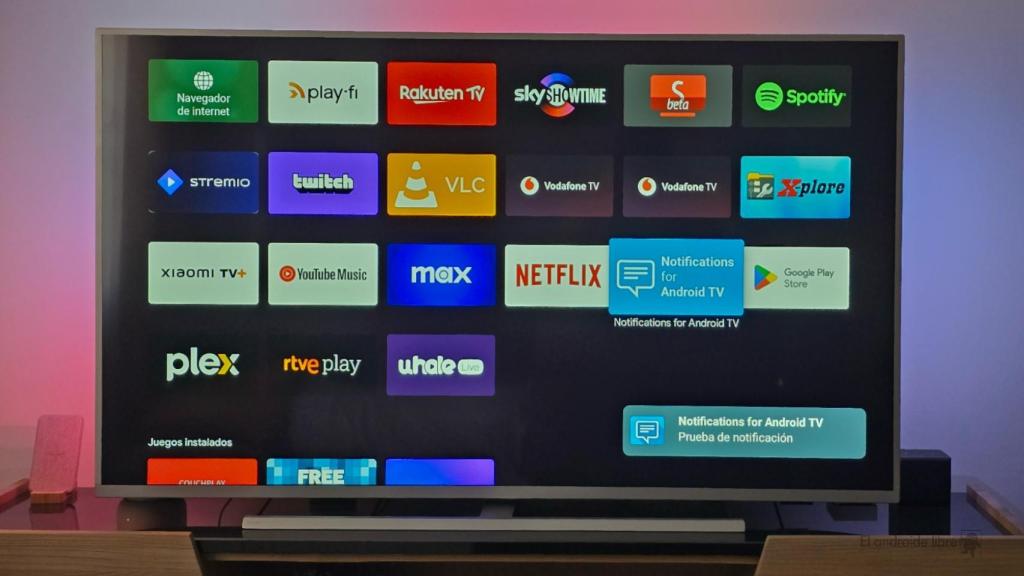 Televisor con Android TV