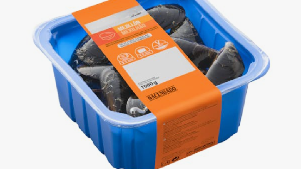 Mejillones vivos y limpios de Mercadona