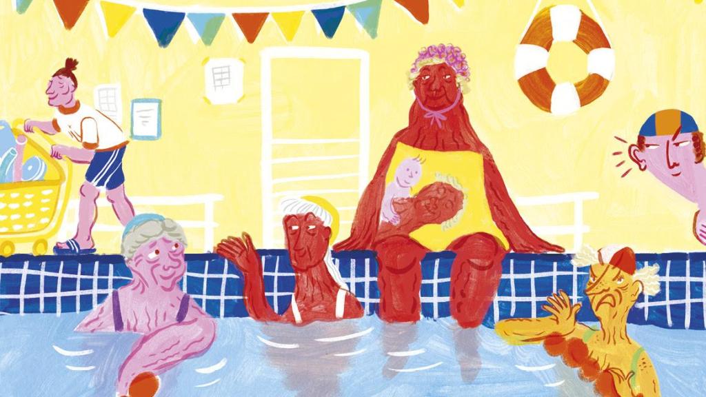 Detalle de la portada de 'Aguagim', de Marina Sáez (Garbuix Books, 2024)