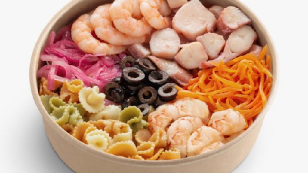 Ensalada de marisco lista para comer de Mercadona