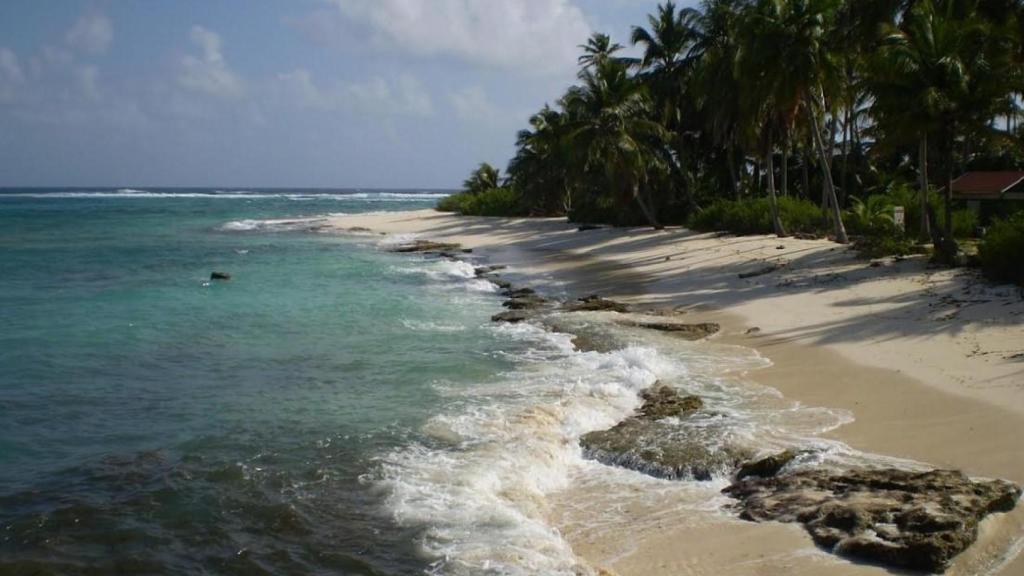Playa en las islas de San Andrés.