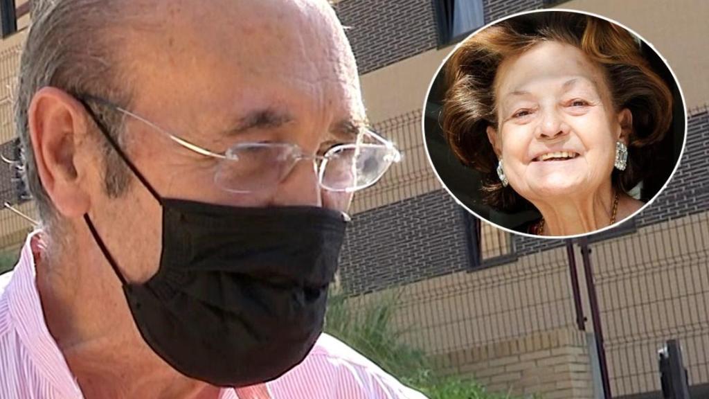 Moncho Ferrer, el íntimo amigo de Carmen Sevilla, junto a la artista en un fotomontaje de EL ESPAÑOL.