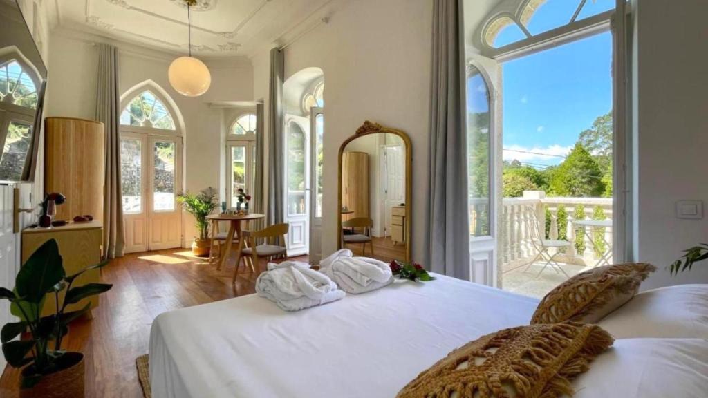 Interior de una de las habitaciones de la villa