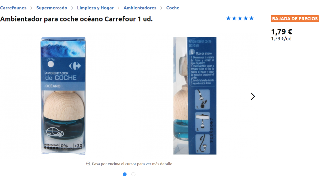 Ambientador para coche.