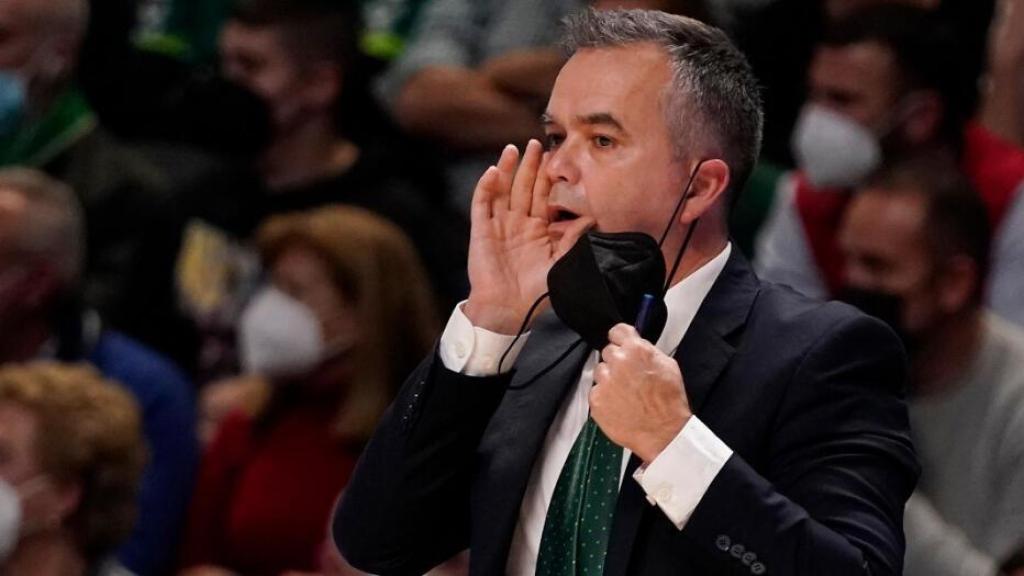 Ángel Sánchez-Cañete en un partido en una imagen de archivo.