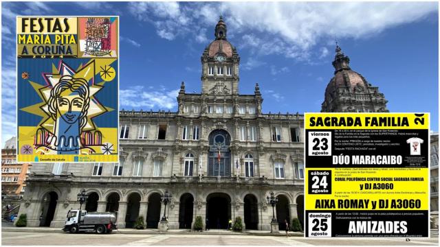Qué hacer en A Coruña hoy, viernes 23 de agosto, por las Fiestas de María Pita