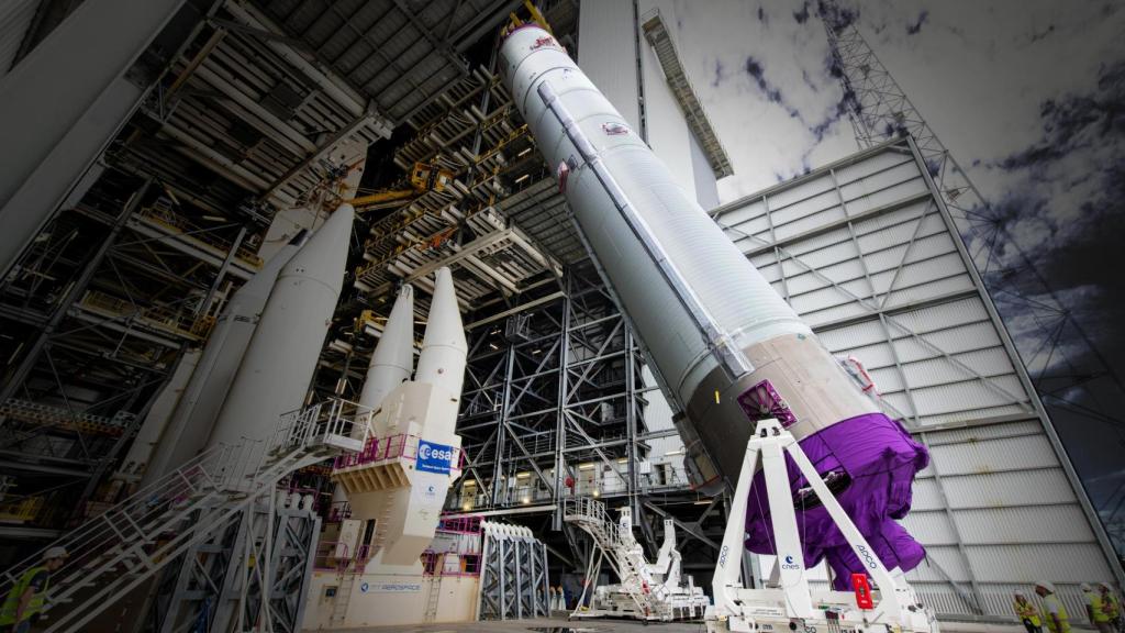 La tecnología de DTA está detrás de la operación de elevación de Ariane 6 para situarse en el punto exacto de la plataforma de lanzamiento.