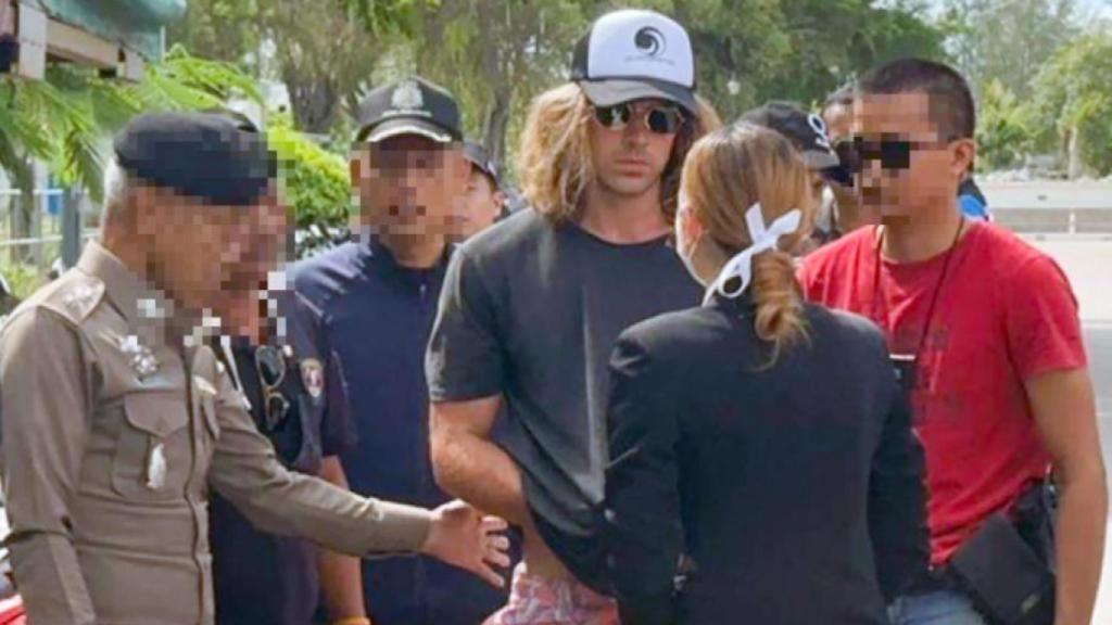 Daniel Sancho días después de su detención.