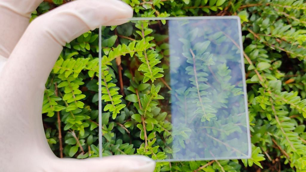 El vidrio estructurado creado por Cristina L. Pinto