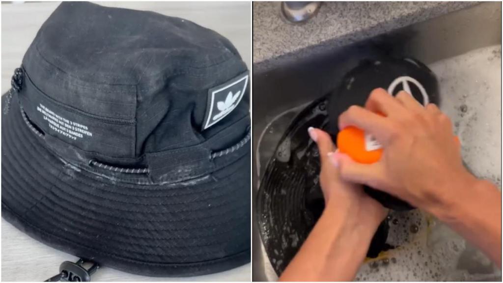 El truco para limpiar las gorras.
