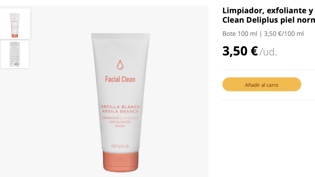 Limpiador, exfoliante y mascarilla Arcilla Blanca.