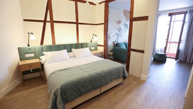 Una de las habitaciones del Hotel Boutique Adolfo, en Toledo.
