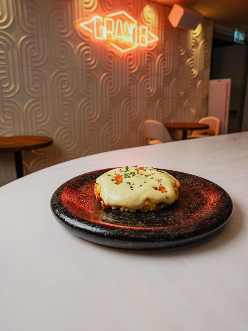 Uno de los platos del restaurante Gran Vía 18.