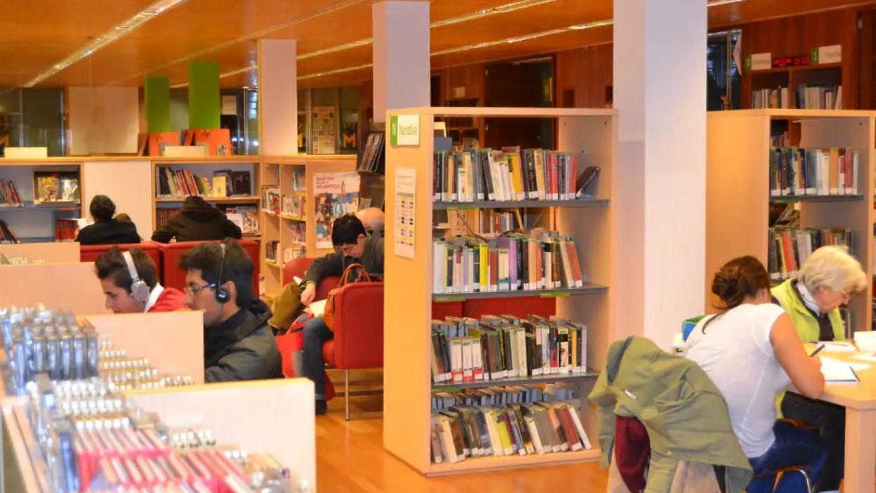 Biblioteca municipal de la Sagrada Familia en una imagen de archivo.