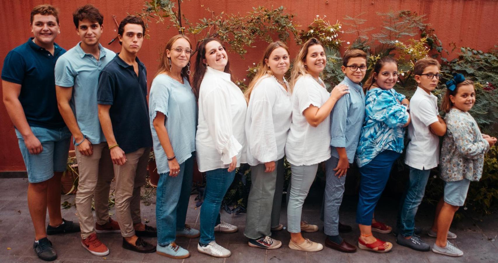 Los hijos de Lourdes y Jorge:  Sánchez-Tarazaga Álvarez