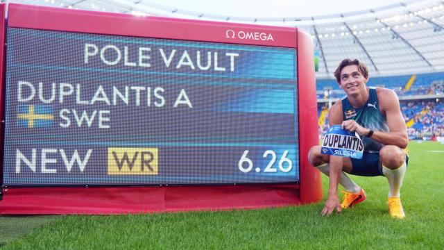 Duplantis establece en 6,26 metros el récord del mundo de pértiga