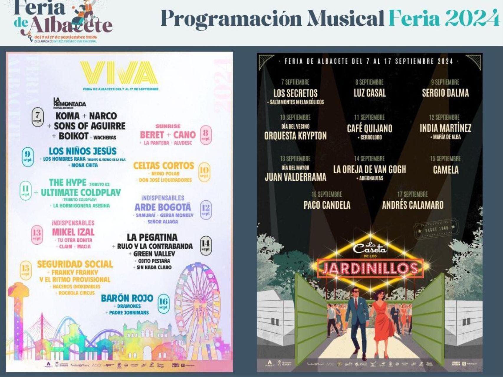 Conciertos de la Feria de Albacete.