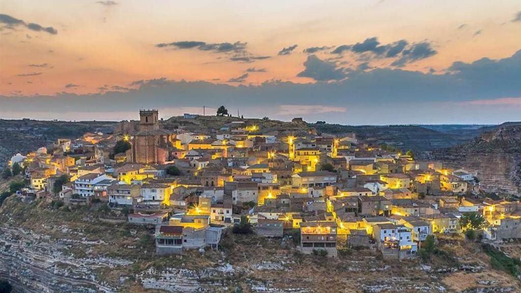 Atardecer en Jorquera (Albacete).