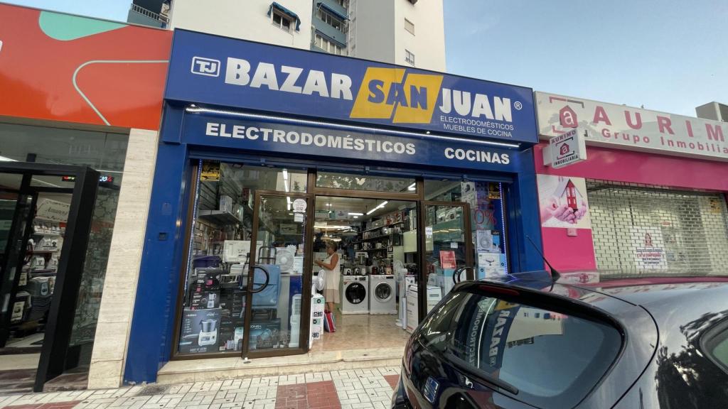 La tienda donde ocurrió el atraco.