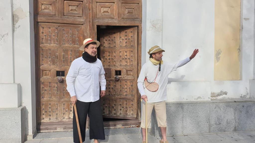 Una de las visitas teatralizadas por Leganés.