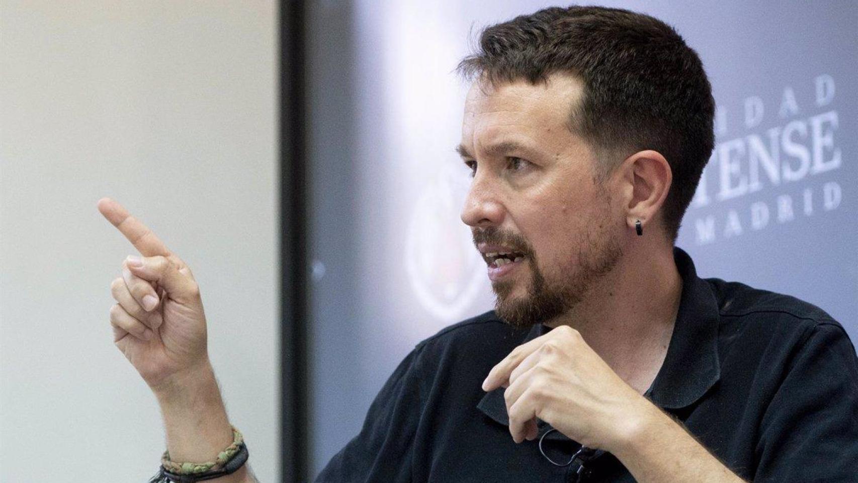 El exvicepresidente del Gobierno Pablo Iglesias.