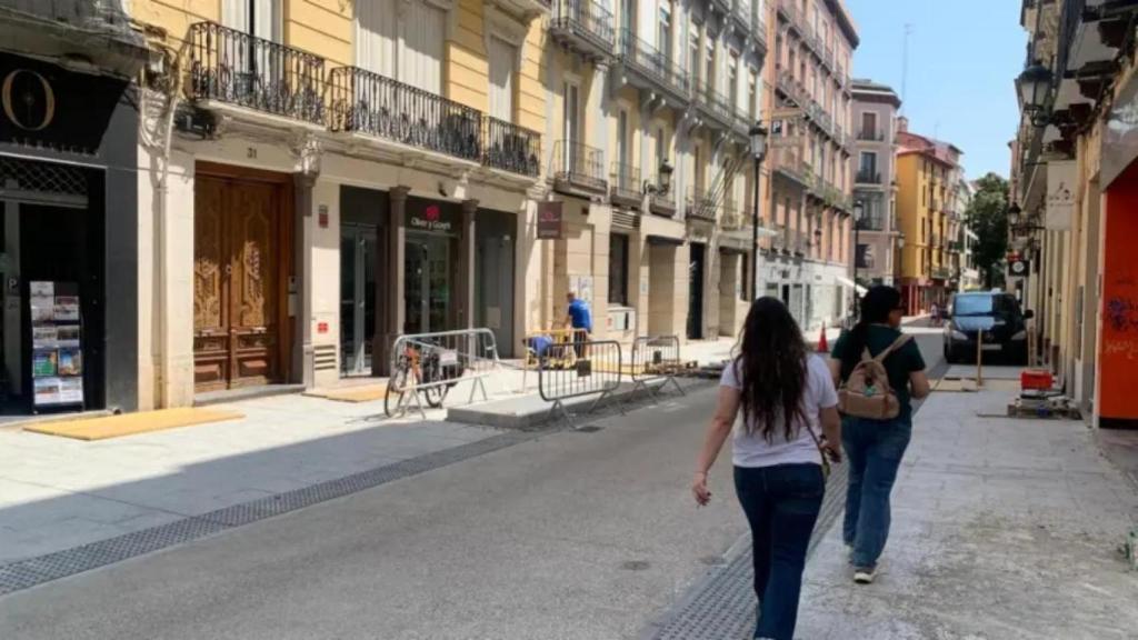 Obras de la calle Manifestación