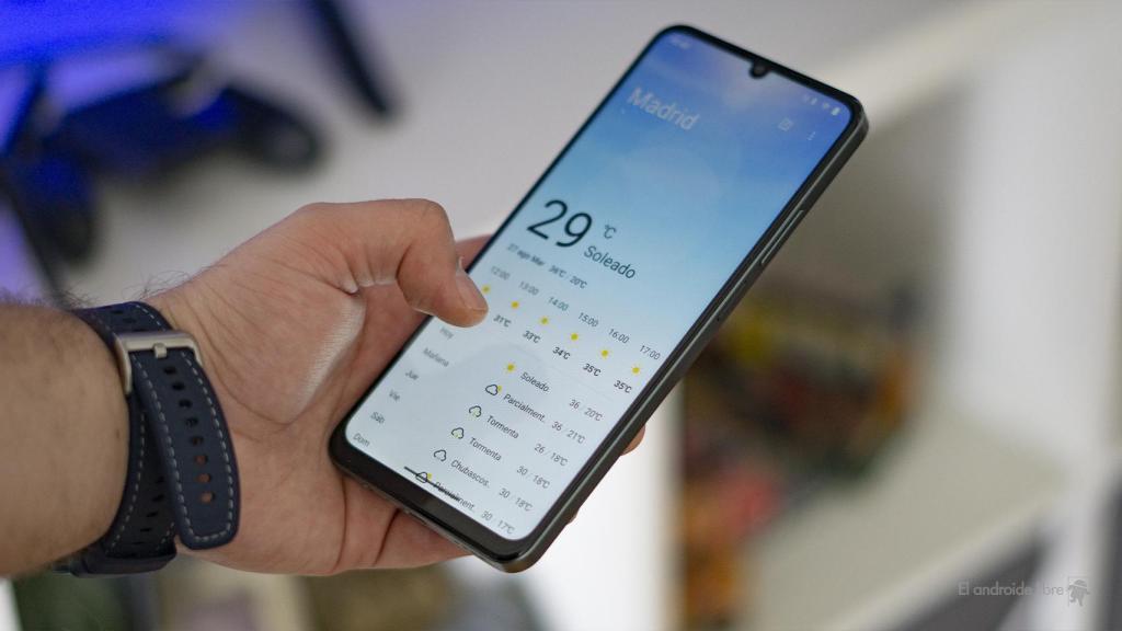 App del tiempo de realme