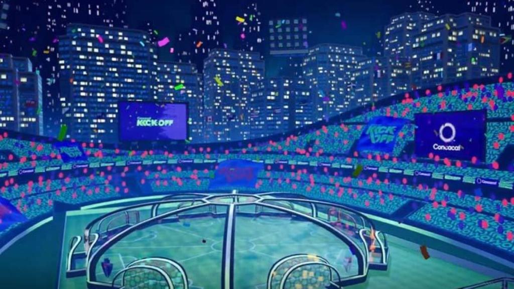 Imagen del nuevo mapa de Fortnite Concacaf Kick-Off Stadium.